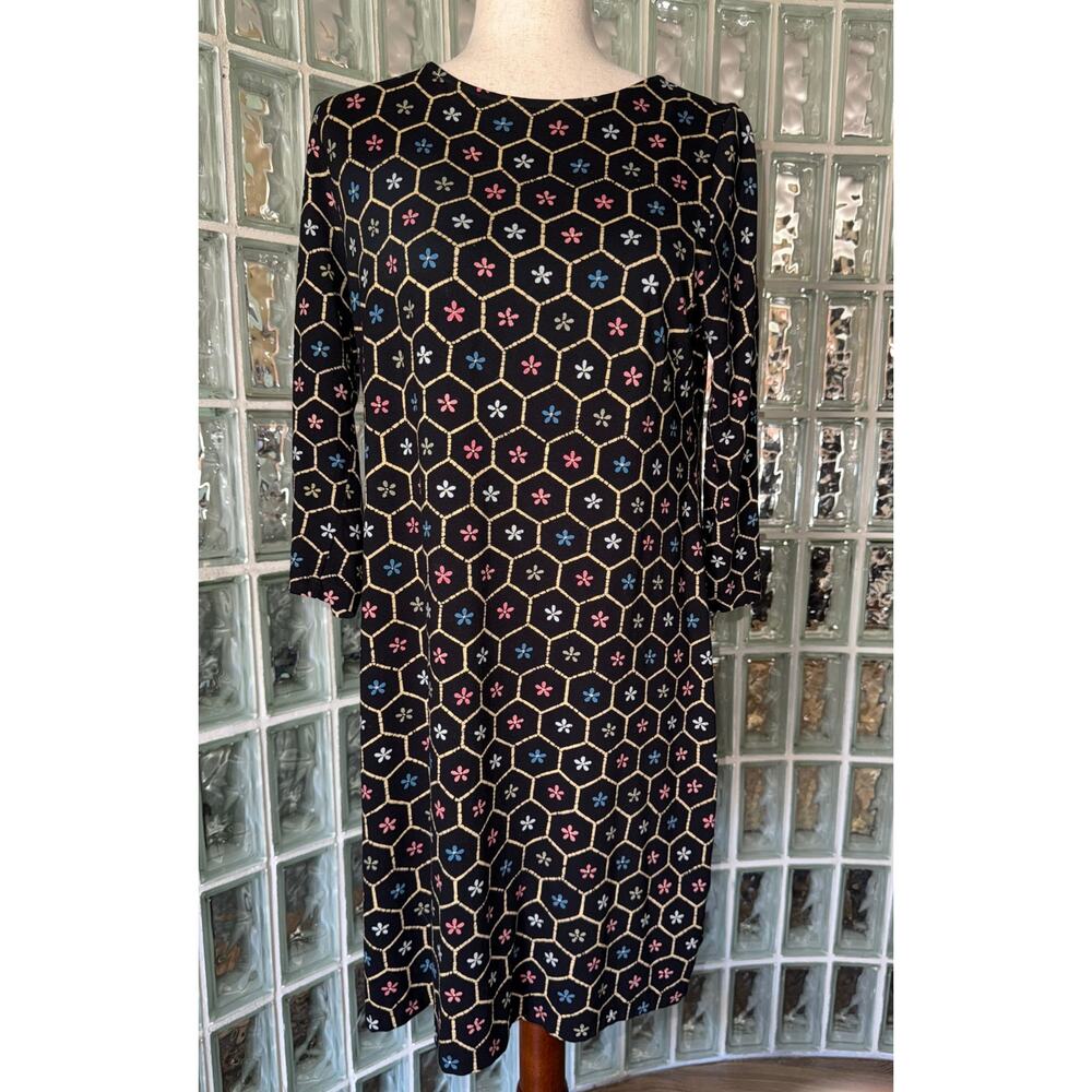Louie Lucie Anthropologie Print Knee Length Dress - size medium - OD